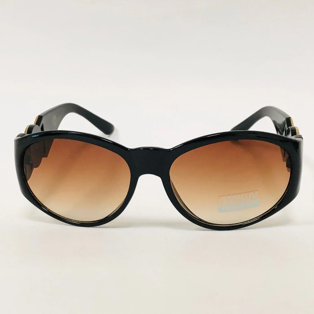 Men Sunglasses Gold Accent Designer Fashion Shades Hip Hop Street Wear Brown New